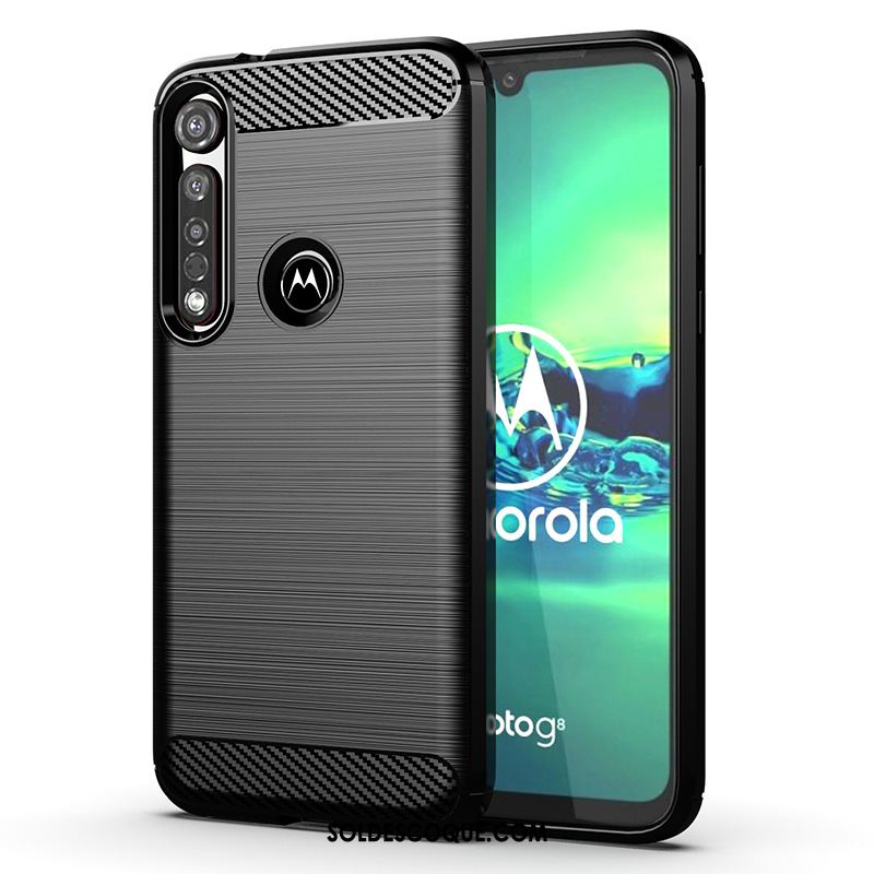 Coque Moto G8 Plus Étui Simple Protection Gris Silicone Housse En Ligne