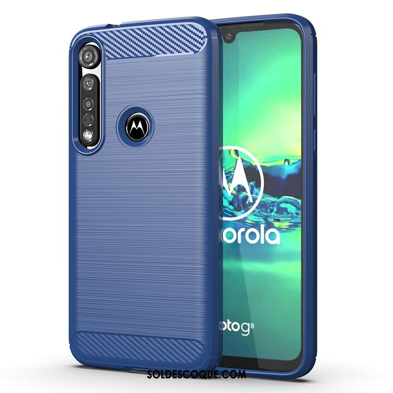 Coque Moto G8 Plus Étui Simple Protection Gris Silicone Housse En Ligne