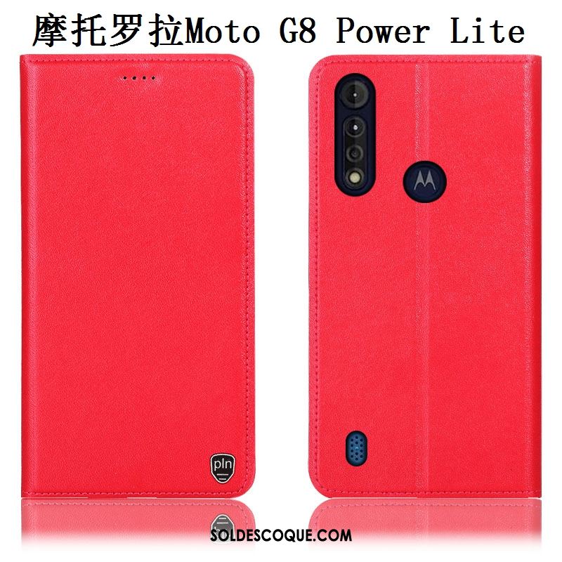 Coque Moto G8 Power Lite Modèle Fleurie Incassable Jaune Téléphone Portable Cuir Véritable France