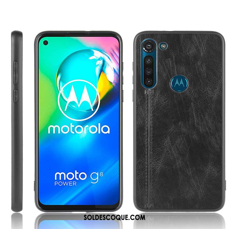 Coque Moto G8 Power Marque De Tendance Protection Cuir Étui Incassable Soldes