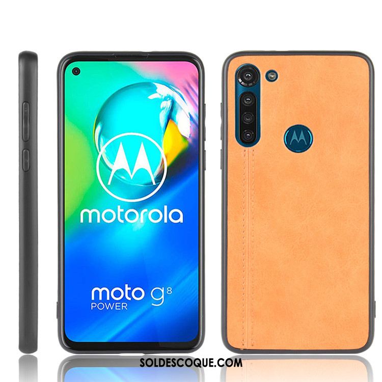 Coque Moto G8 Power Marque De Tendance Protection Cuir Étui Incassable Soldes