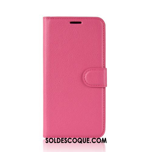 Coque Moto G8 Power Modèle Fleurie Portefeuille Litchi Violet Téléphone Portable Soldes