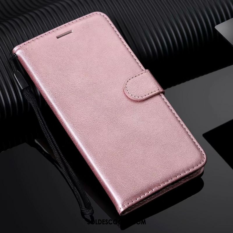 Coque Moto G8 Power Tendance Téléphone Portable Clamshell Étui En Cuir Rose En Vente