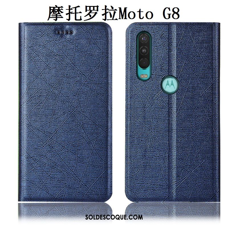 Coque Moto G8 Tout Compris Soie Protection Étui En Cuir Téléphone Portable Soldes