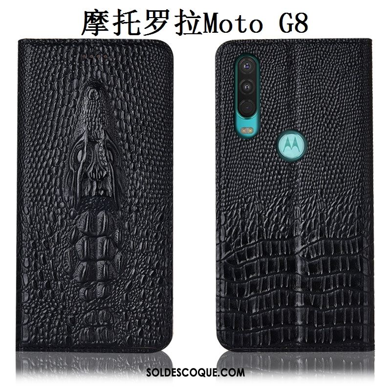 Coque Moto G8 Tout Compris Téléphone Portable Incassable Cuir Véritable Étui Pas Cher