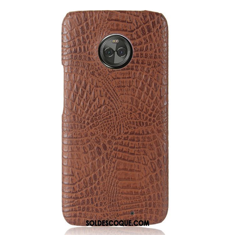 Coque Moto X4 Couvercle Arrière Étui Protection Difficile Crocodile Modèle En Vente