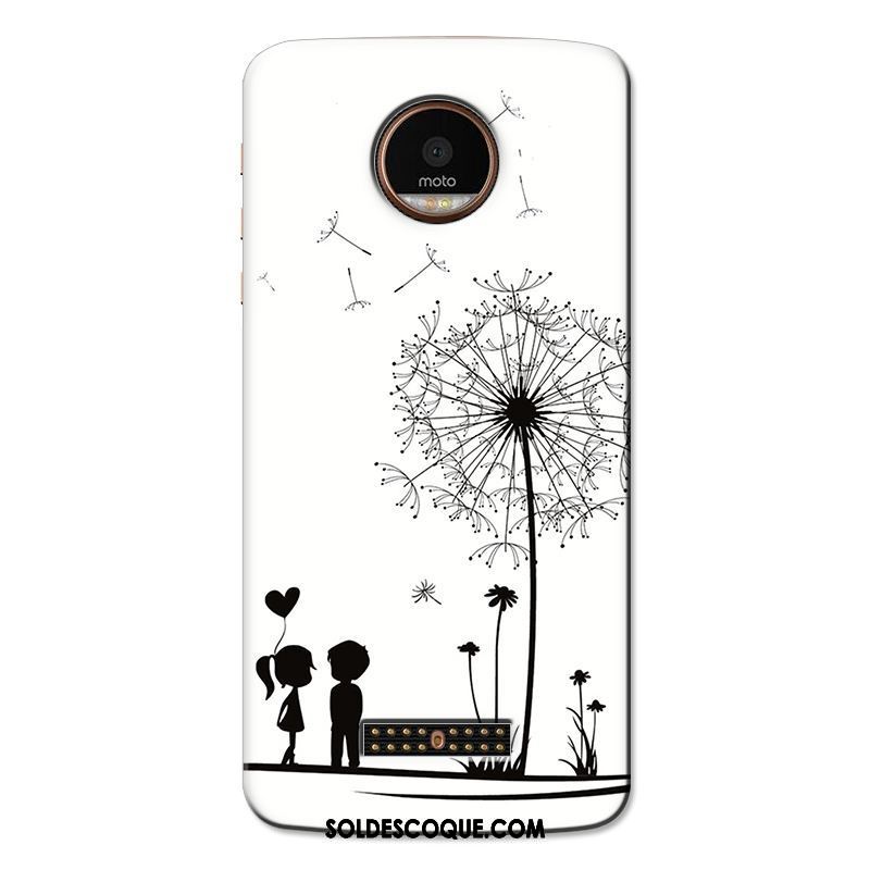 Coque Moto X4 Dessin Animé Protection Peinture Téléphone Portable Fluide Doux Soldes