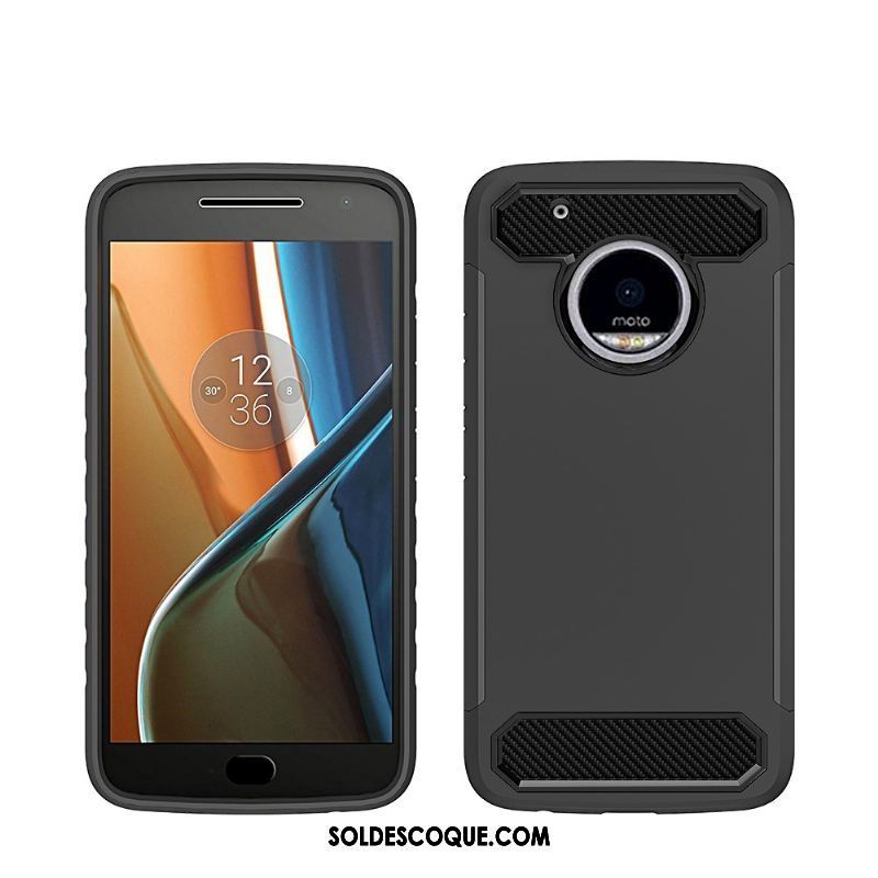 Coque Moto X4 Incassable Pu Silicone Rouge Nouveau Soldes