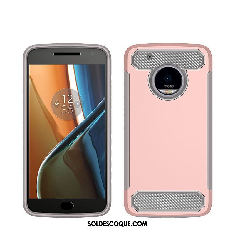 Coque Moto X4 Incassable Pu Silicone Rouge Nouveau Soldes