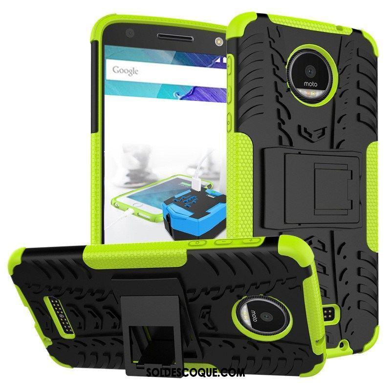 Coque Moto X4 Incassable Téléphone Portable Support Vert Étui En Vente