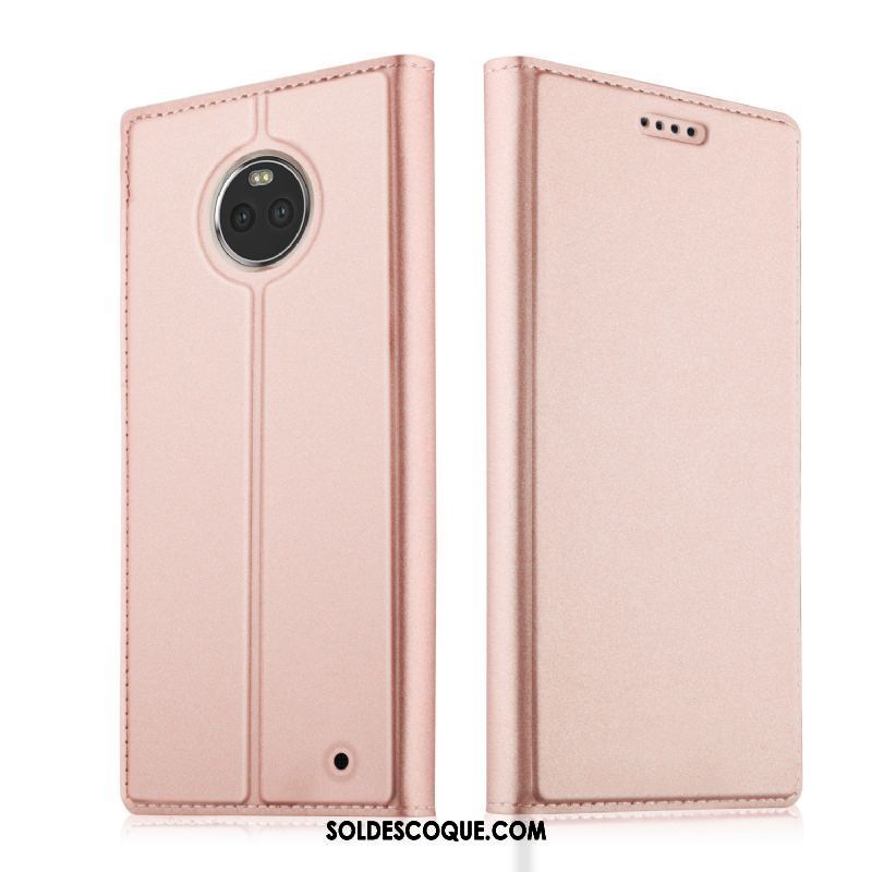 Coque Moto X4 Or Rose Nouveau Carte Étui En Cuir Business En Ligne