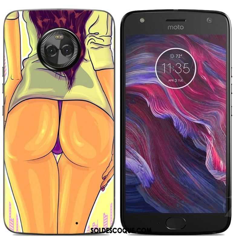 Coque Moto X4 Peinture Téléphone Portable Fluide Doux Créatif Coque En Silicone Pas Cher