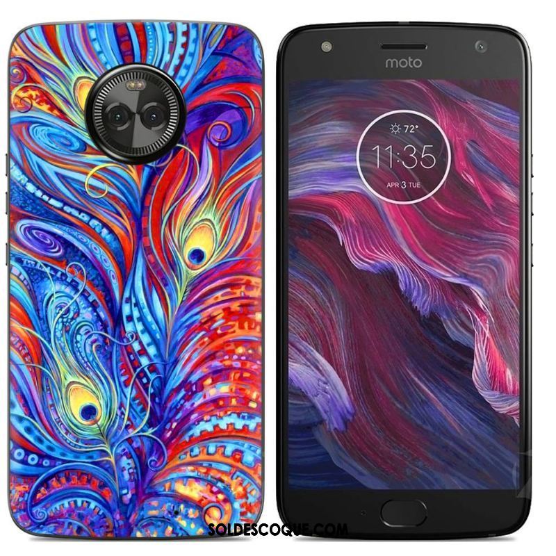 Coque Moto X4 Peinture Téléphone Portable Fluide Doux Créatif Coque En Silicone Pas Cher