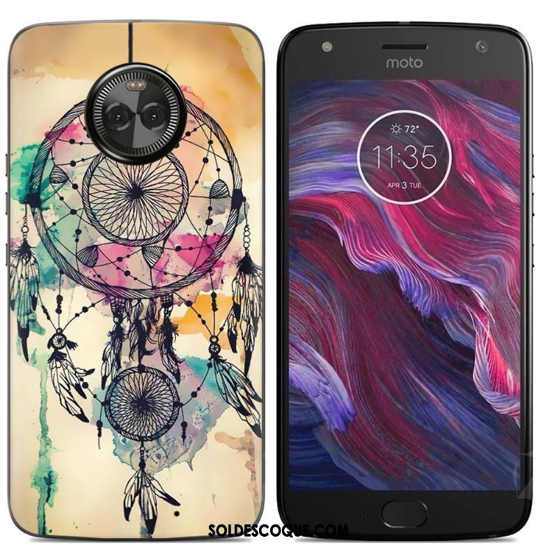 Coque Moto X4 Peinture Téléphone Portable Fluide Doux Créatif Coque En Silicone Pas Cher