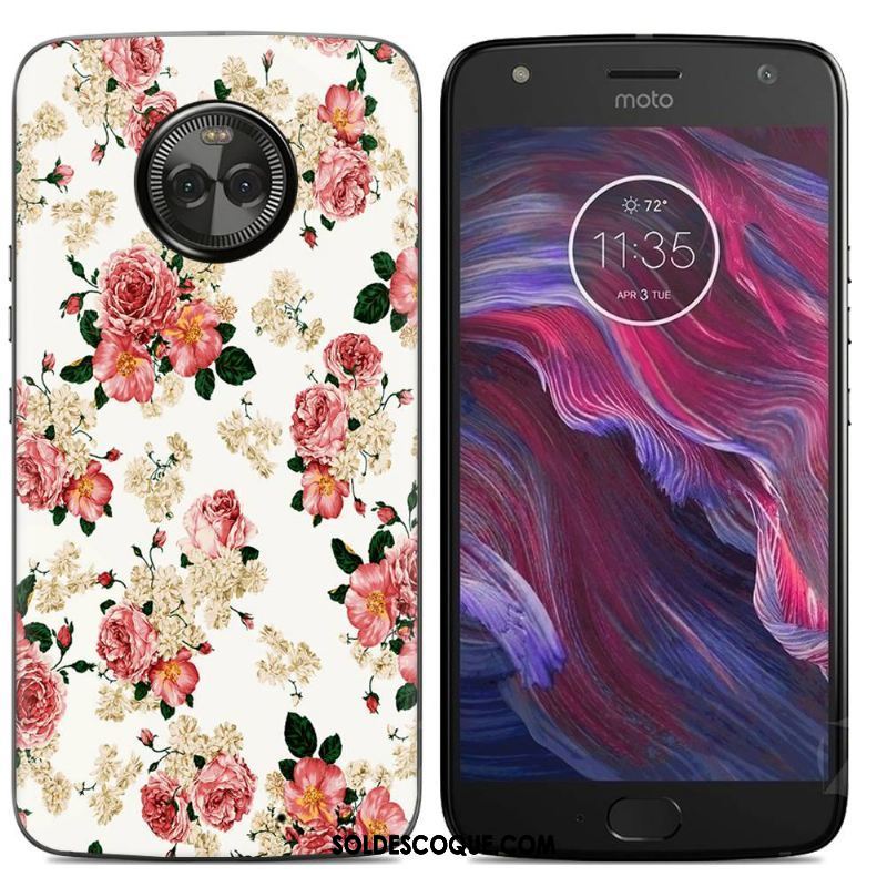 Coque Moto X4 Protection Étui Téléphone Portable Silicone Multicolore En Vente