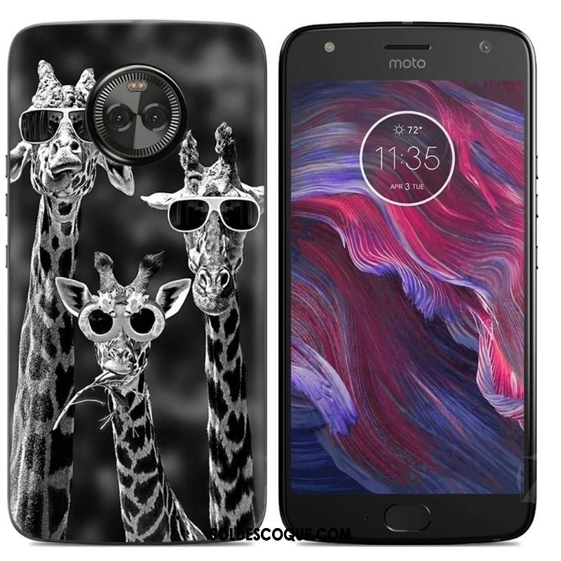 Coque Moto X4 Protection Étui Téléphone Portable Silicone Multicolore En Vente