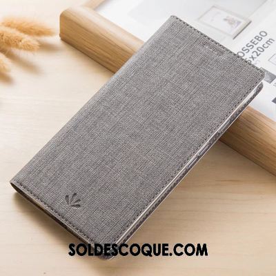 Coque Moto Z2 Force Edition Téléphone Portable Étui En Cuir Portefeuille Gris Fluide Doux Housse France