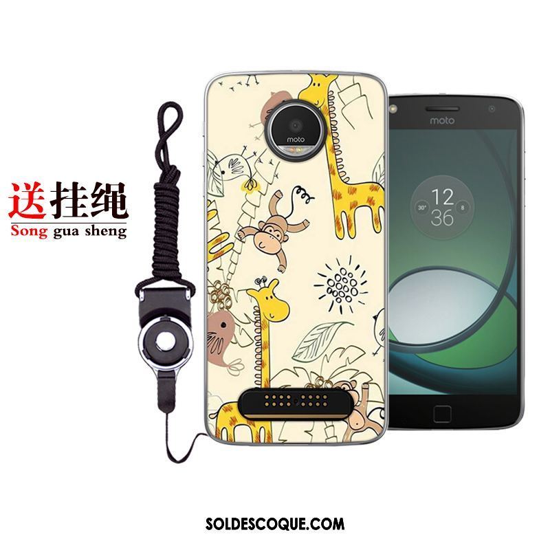 Coque Moto Z2 Play Fluide Doux Vert Art Incassable Étui En Ligne