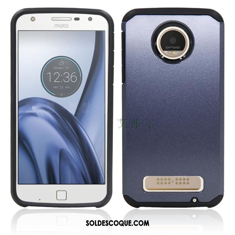 Coque Moto Z2 Play Incassable Téléphone Portable Bleu Vert Étui Soldes