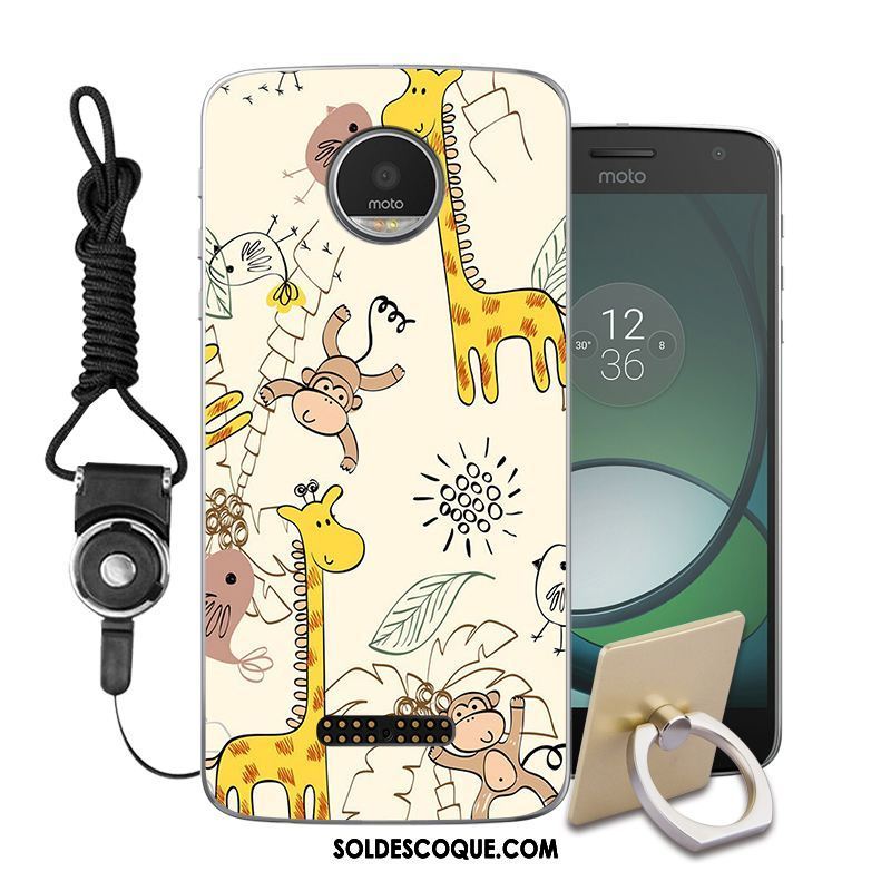 Coque Moto Z2 Play Incassable Téléphone Portable Fluide Doux Peinture Étui En Ligne