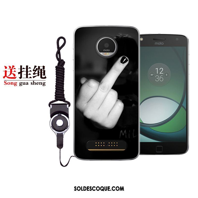 Coque Moto Z2 Play Petit Fluide Doux Art Téléphone Portable Silicone France