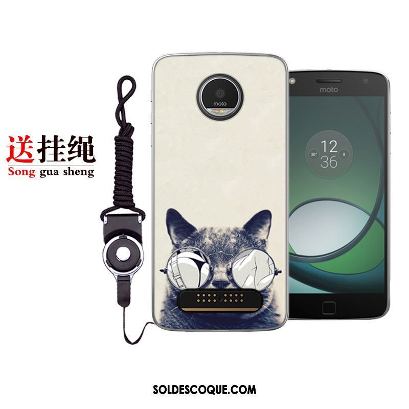 Coque Moto Z2 Play Petit Fluide Doux Art Téléphone Portable Silicone France