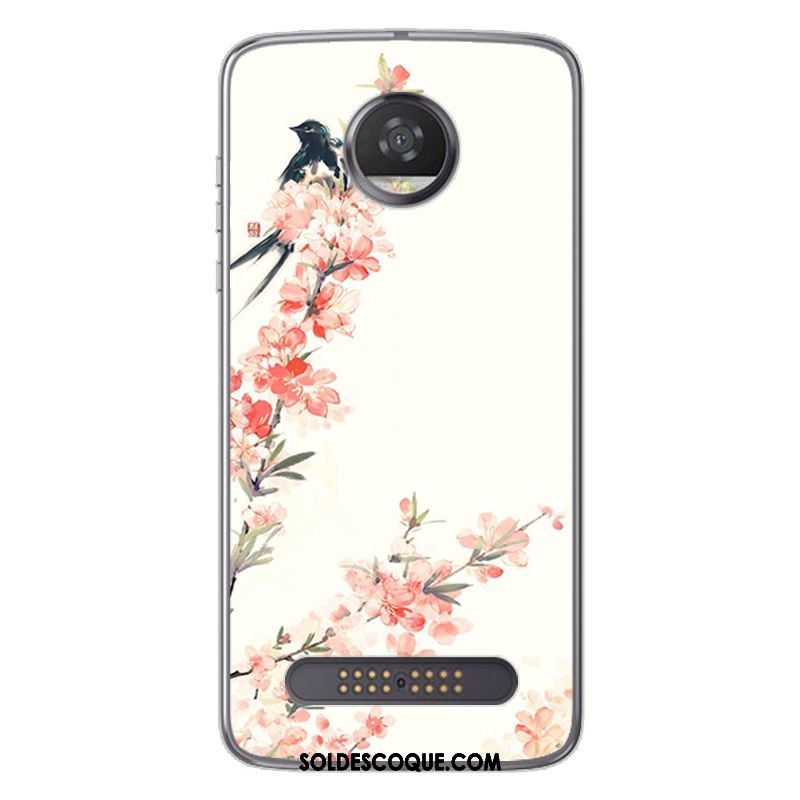 Coque Moto Z2 Play Silicone Encre Peinture Personnalité Téléphone Portable France