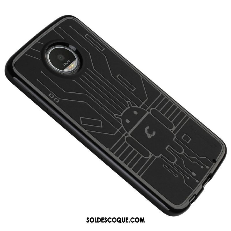 Coque Moto Z2 Play Téléphone Portable Protection Orange Étui Incassable Pas Cher
