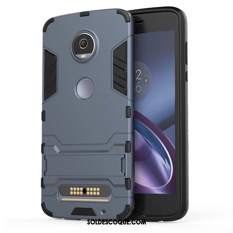 Coque Moto Z2 Play Téléphone Portable Silicone Étui Bleu Tout Compris En Vente