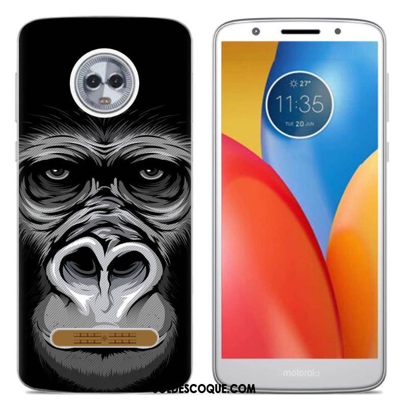 Coque Moto Z3 Play Fluide Doux Tout Compris Créatif Téléphone Portable Silicone Housse Soldes