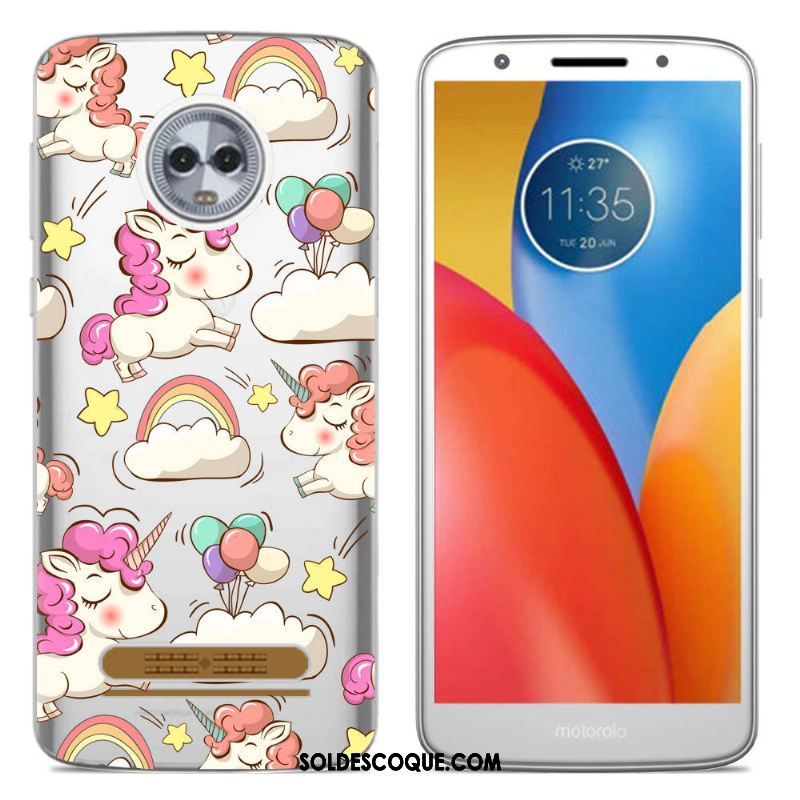 Coque Moto Z3 Play Fluide Doux Tout Compris Créatif Téléphone Portable Silicone Housse Soldes