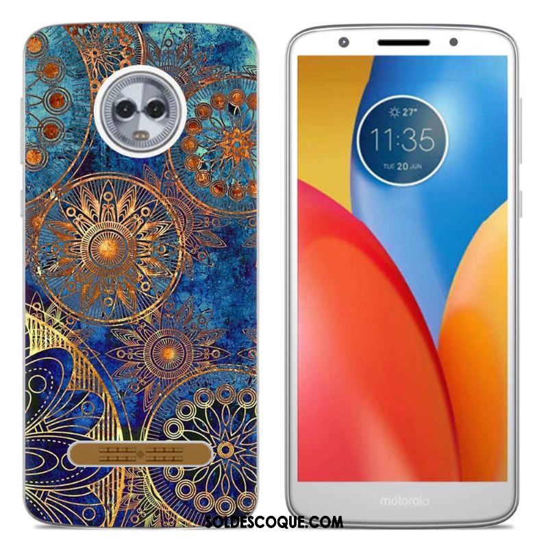 Coque Moto Z3 Play Fluide Doux Tout Compris Créatif Téléphone Portable Silicone Housse Soldes