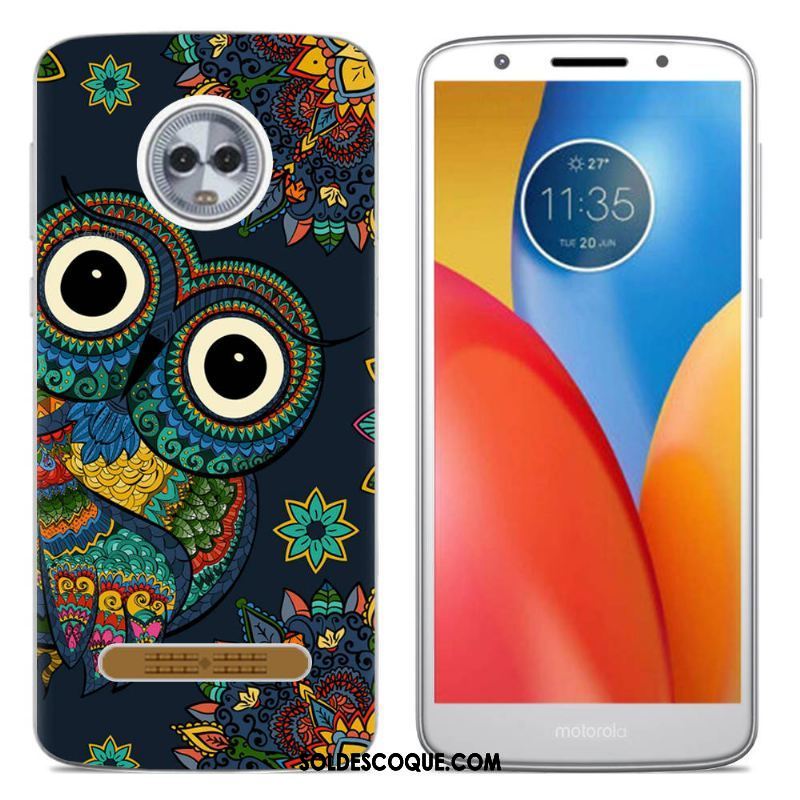 Coque Moto Z3 Play Fluide Doux Tout Compris Créatif Téléphone Portable Silicone Housse Soldes