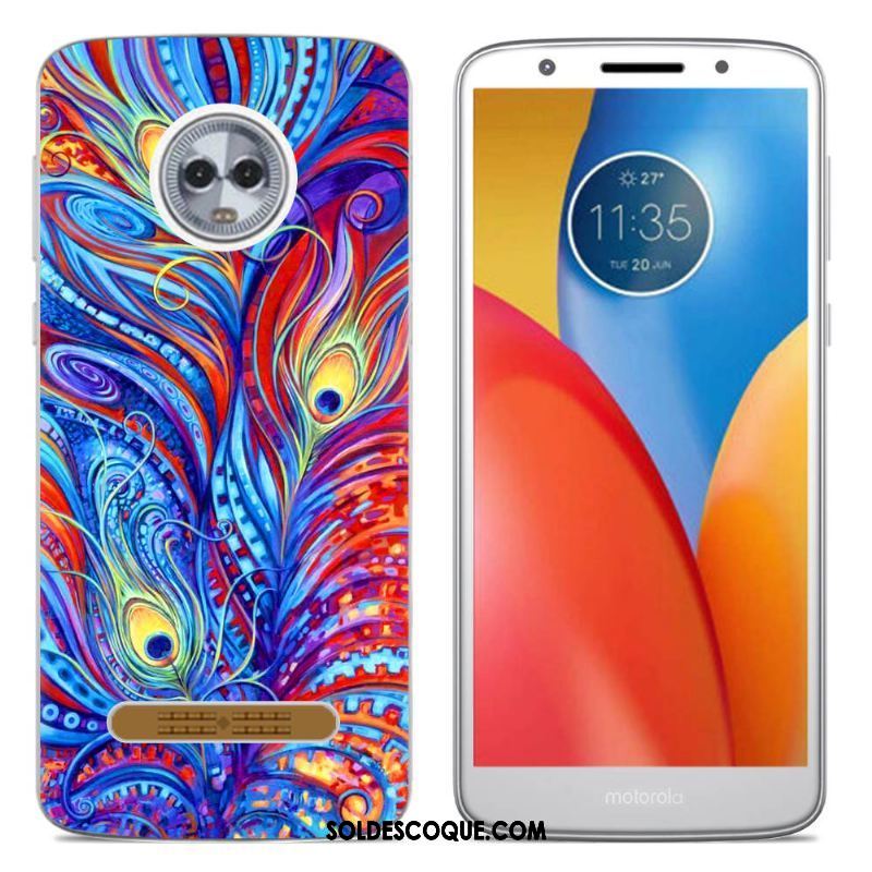 Coque Moto Z3 Play Fluide Doux Tout Compris Créatif Téléphone Portable Silicone Housse Soldes