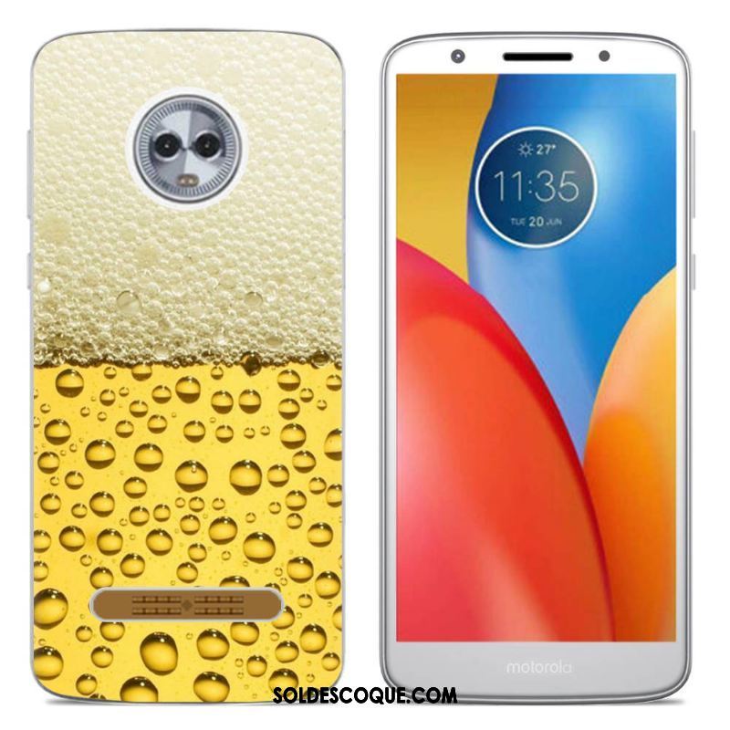 Coque Moto Z3 Play Fluide Doux Tout Compris Créatif Téléphone Portable Silicone Housse Soldes