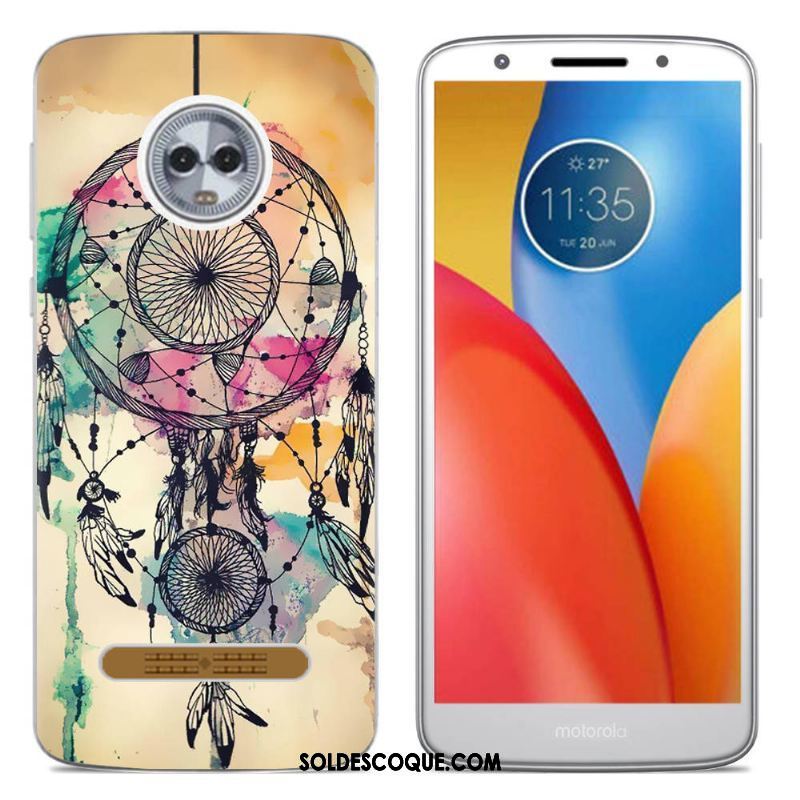 Coque Moto Z3 Play Fluide Doux Tout Compris Créatif Téléphone Portable Silicone Housse Soldes