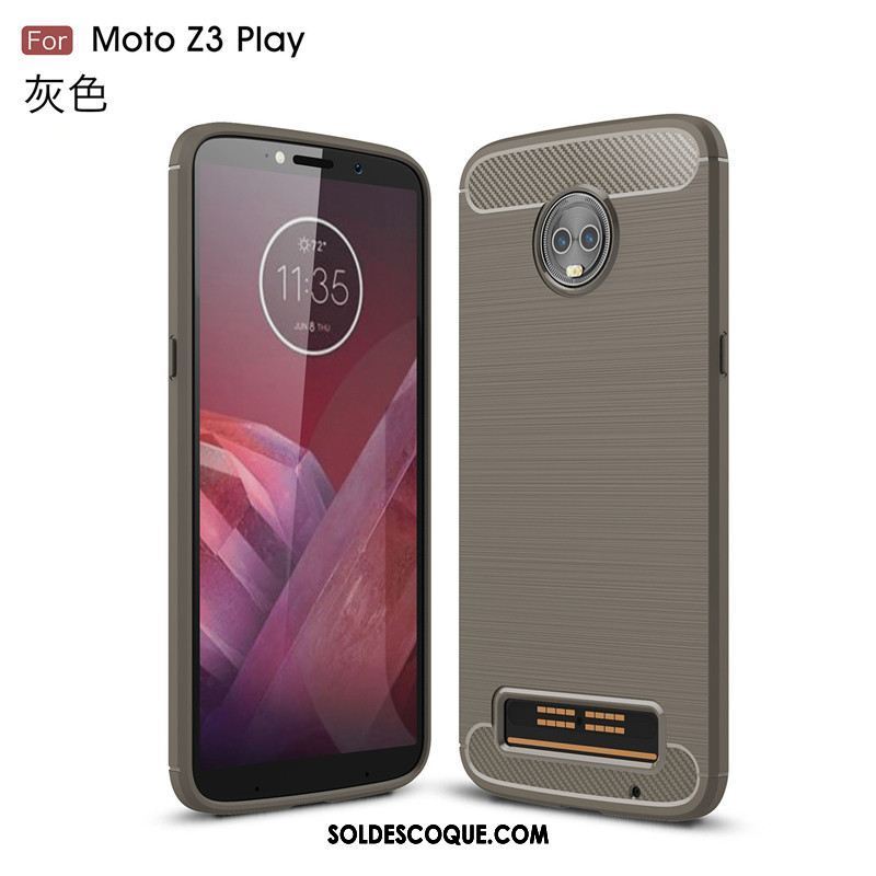 Coque Moto Z3 Play Incassable Téléphone Portable Cuir Modèle Fleurie Tout Compris En Vente