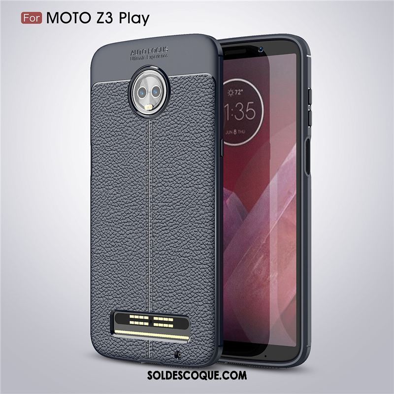 Coque Moto Z3 Play Modèle Fleurie Téléphone Portable Fluide Doux Protection Étui France