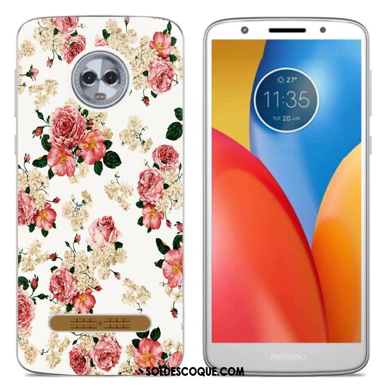 Coque Moto Z3 Play Protection Bleu Coque En Silicone Étui Créatif Pas Cher