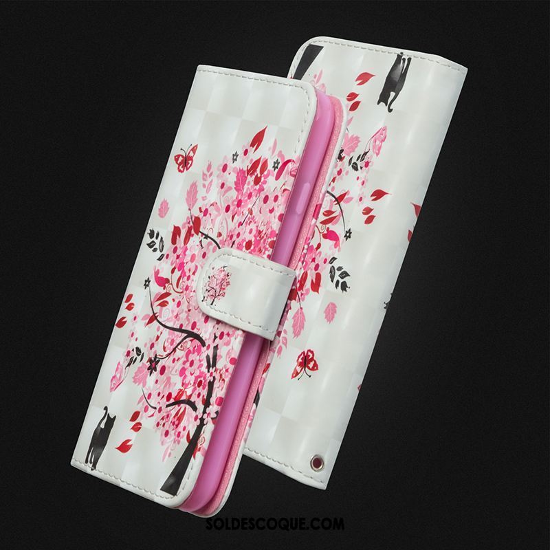 Coque Moto Z3 Play Rose Téléphone Portable Étui En Cuir Protection Pas Cher