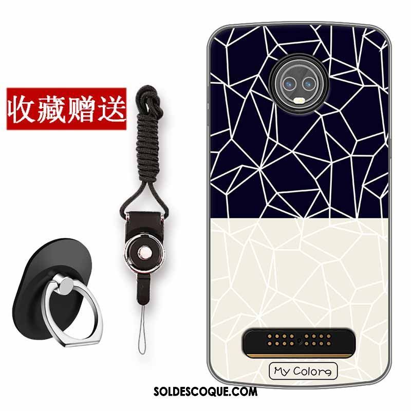 Coque Moto Z3 Play Vintage Protection Silicone Créatif Téléphone Portable En Vente