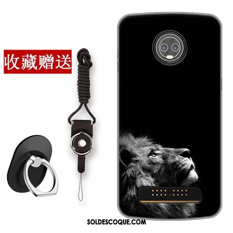Coque Moto Z3 Play Vintage Protection Silicone Créatif Téléphone Portable En Vente
