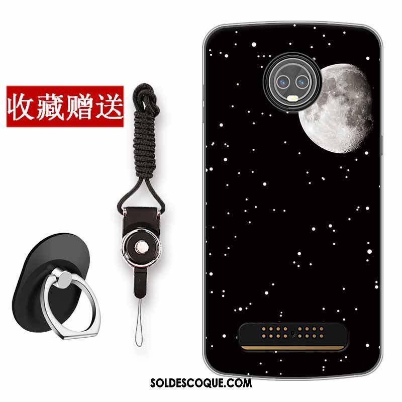 Coque Moto Z3 Play Vintage Protection Silicone Créatif Téléphone Portable En Vente