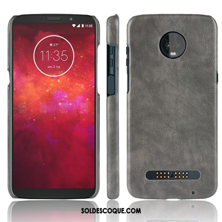 Coque Moto Z3 Play Étui Incassable Protection Modèle Fleurie Difficile Pas Cher