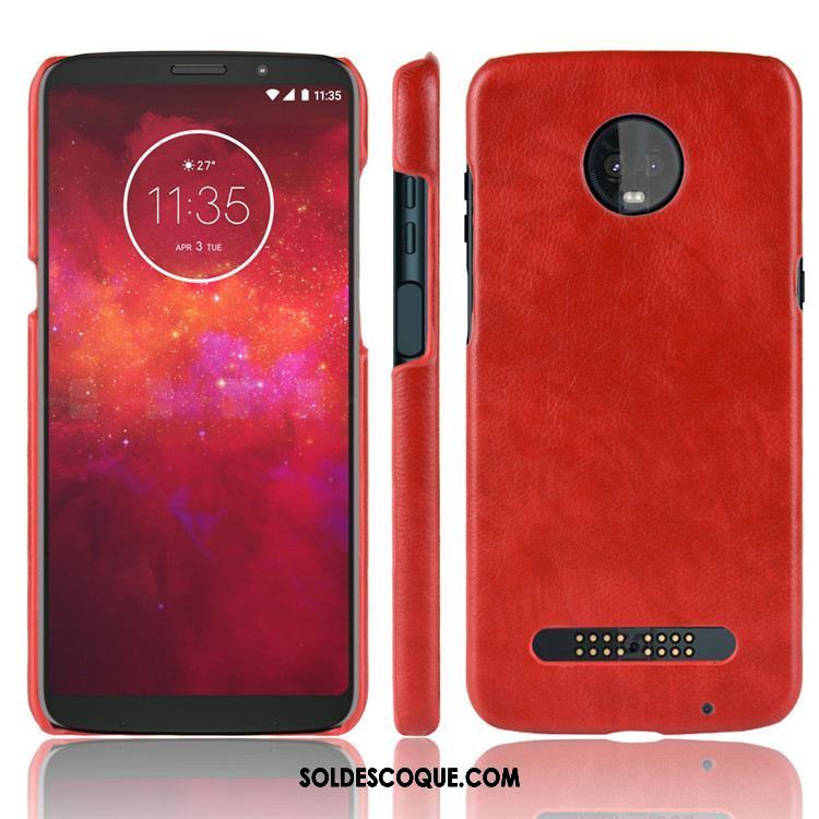 Coque Moto Z3 Play Étui Incassable Protection Modèle Fleurie Difficile Pas Cher