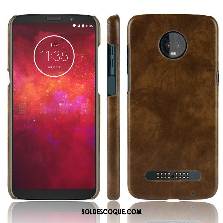 Coque Moto Z3 Play Étui Incassable Protection Modèle Fleurie Difficile Pas Cher