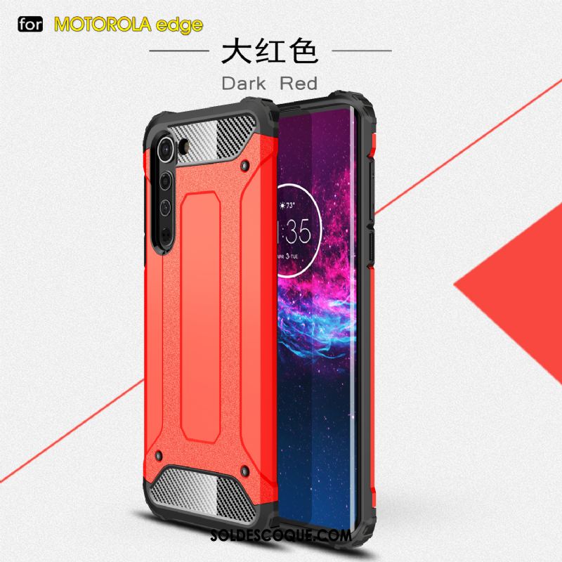 Coque Motorola Edge Difficile Étui Épaissir Téléphone Portable Incassable En Vente