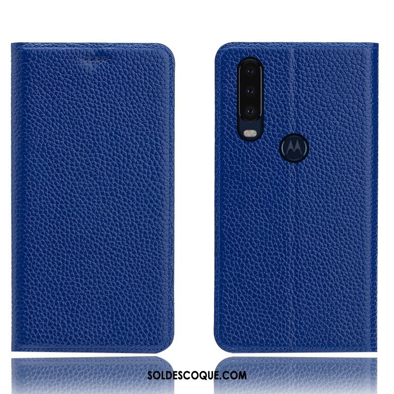 Coque Motorola One Action Incassable Modèle Fleurie Téléphone Portable Étui Bleu En Ligne