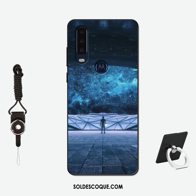 Coque Motorola One Action Net Rouge Tout Compris Délavé En Daim Amoureux Silicone Soldes