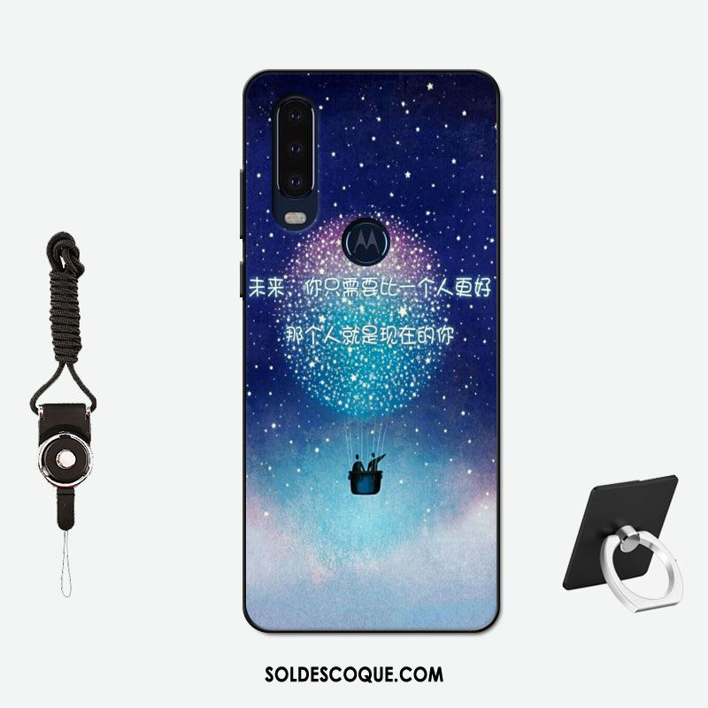 Coque Motorola One Action Net Rouge Tout Compris Délavé En Daim Amoureux Silicone Soldes